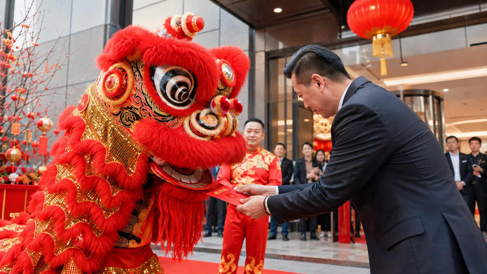 春节舞狮红包（利是）怎么准备才得体？金额讲究+给法