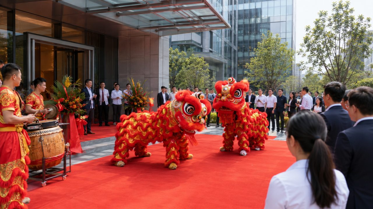 春末成都企业入伙乔迁舞狮怎么排？乔迁仪式6步流程