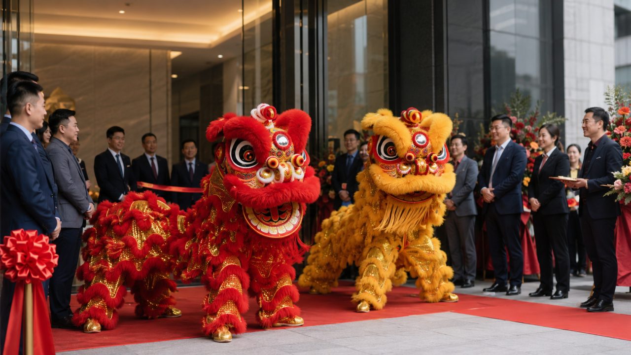 律师事务所开业用舞狮合不合适？专业服务行业适配建议