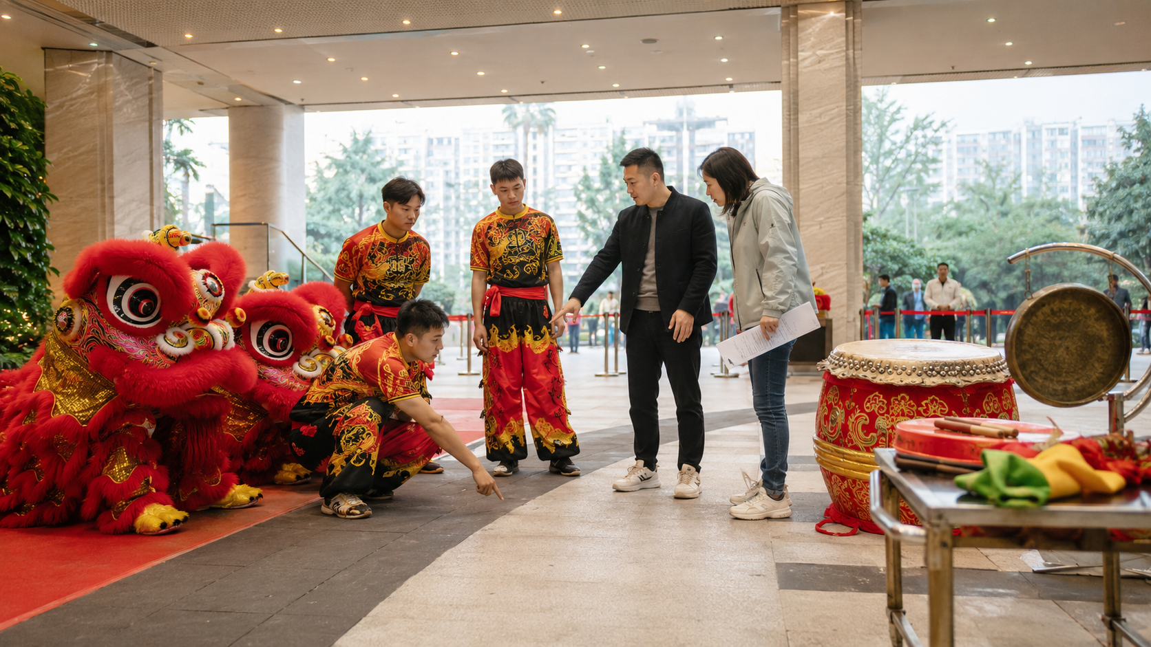 成都青羊区舞狮场地踩点要点：6项核心确认事项