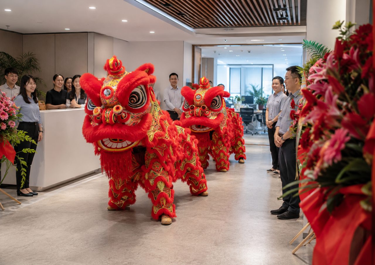 春末成都办公室乔迁舞狮怎么排？小型乔迁仪式方案