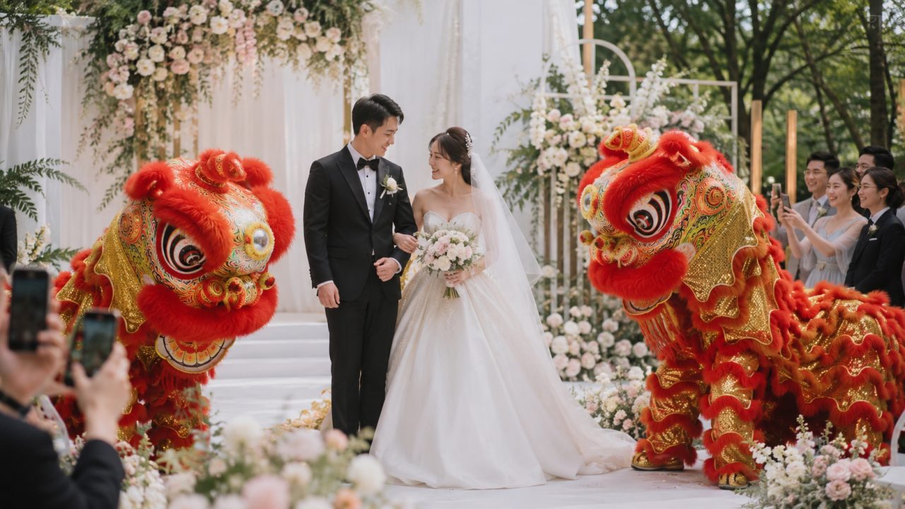 春季婚礼用醒狮如何不抢主角？克制式醒狮5个配合要点