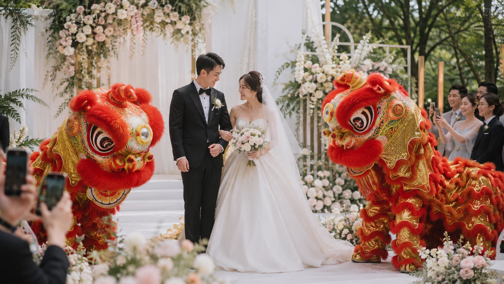 春季婚礼用醒狮如何不抢主角？克制式醒狮5个配合要点