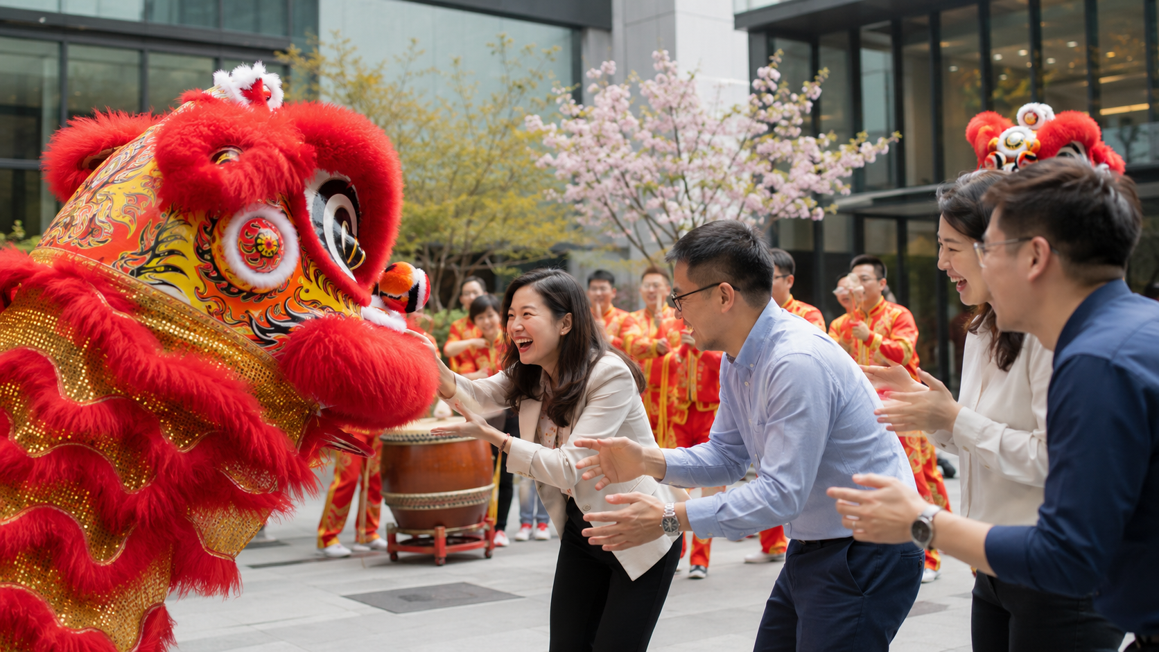 春季企业团建舞狮怎么参与？沉浸式互动3种玩法