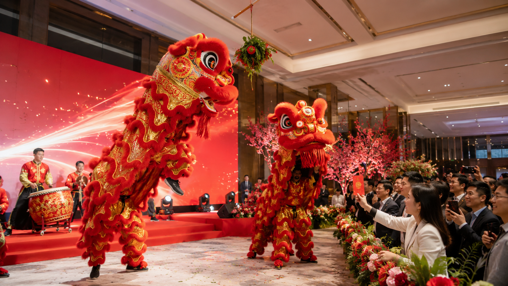 春季品牌周年庆舞狮怎么排？回顾+采青+客户答谢