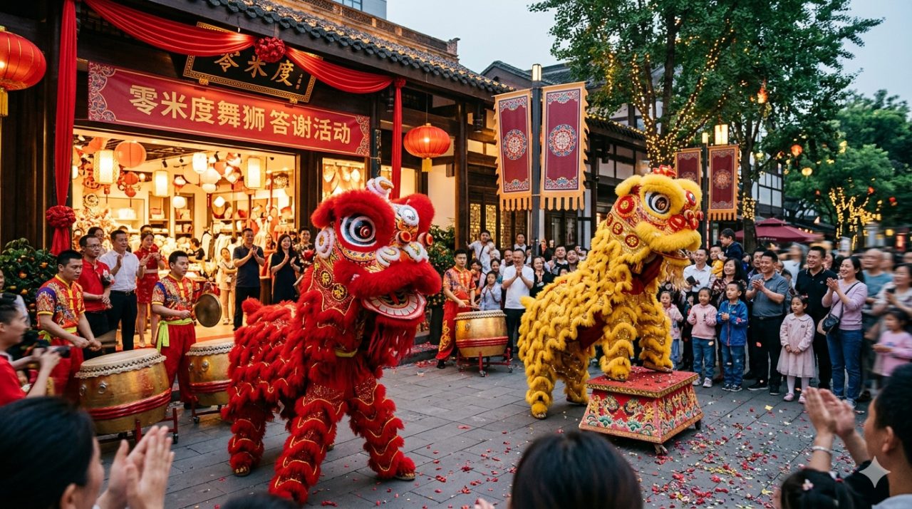 春末品牌门店关店改造前舞狮怎么排？答谢式活动方案