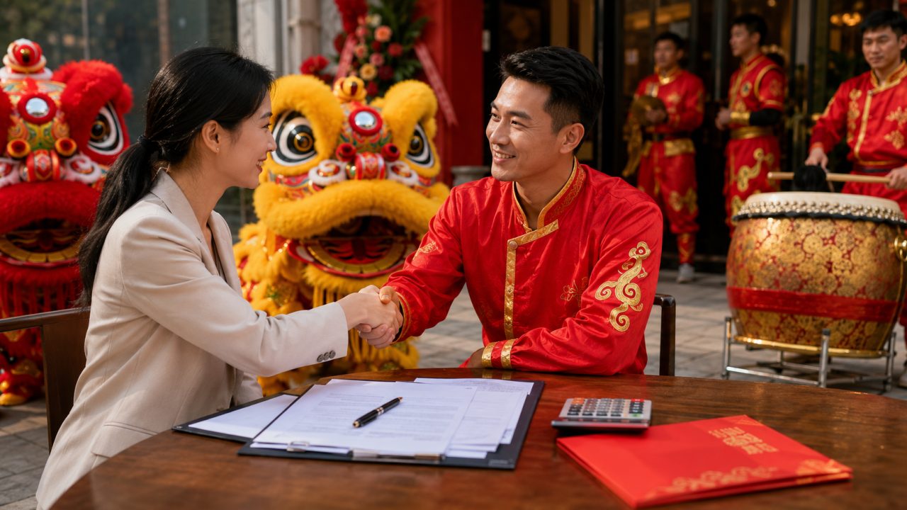 成都舞狮押金/定金/尾款怎么走？合同付款流程全解