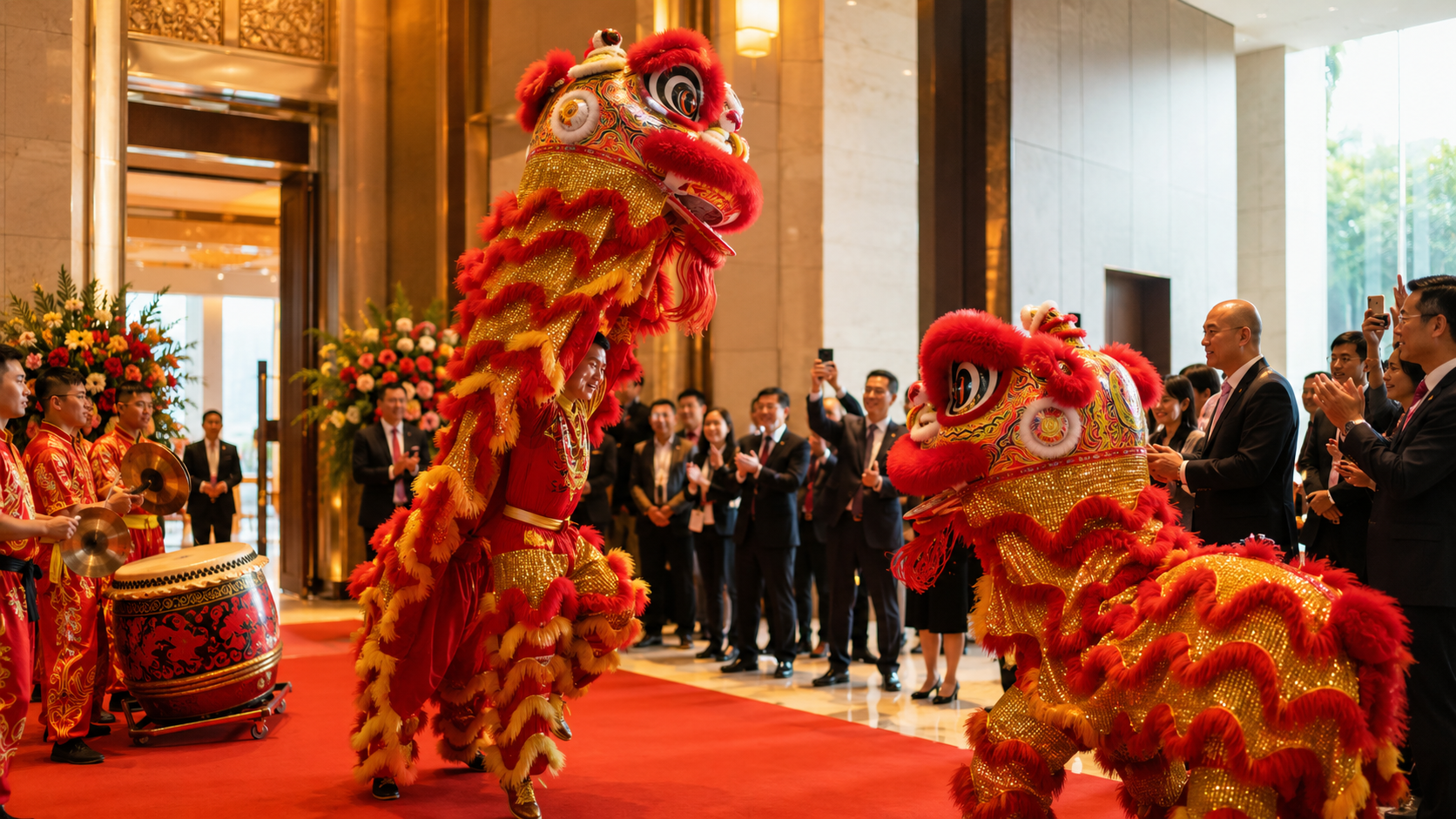 6月行业协会成立大会舞狮怎么排？高规格仪式流程